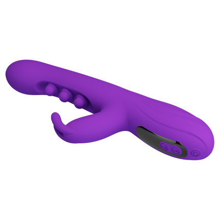 Pretty Love - Sabien - Rabbit Vibrator met LED Display - Paars-Erotiekvoordeel.nl