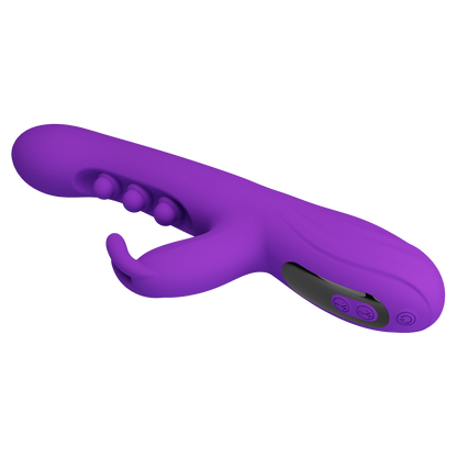 Pretty Love - Sabien - Rabbit Vibrator met LED Display - Paars-Erotiekvoordeel.nl