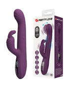 Pretty Love - Dee - Rabbit Vibrator met LED Display - Paars-Erotiekvoordeel.nl
