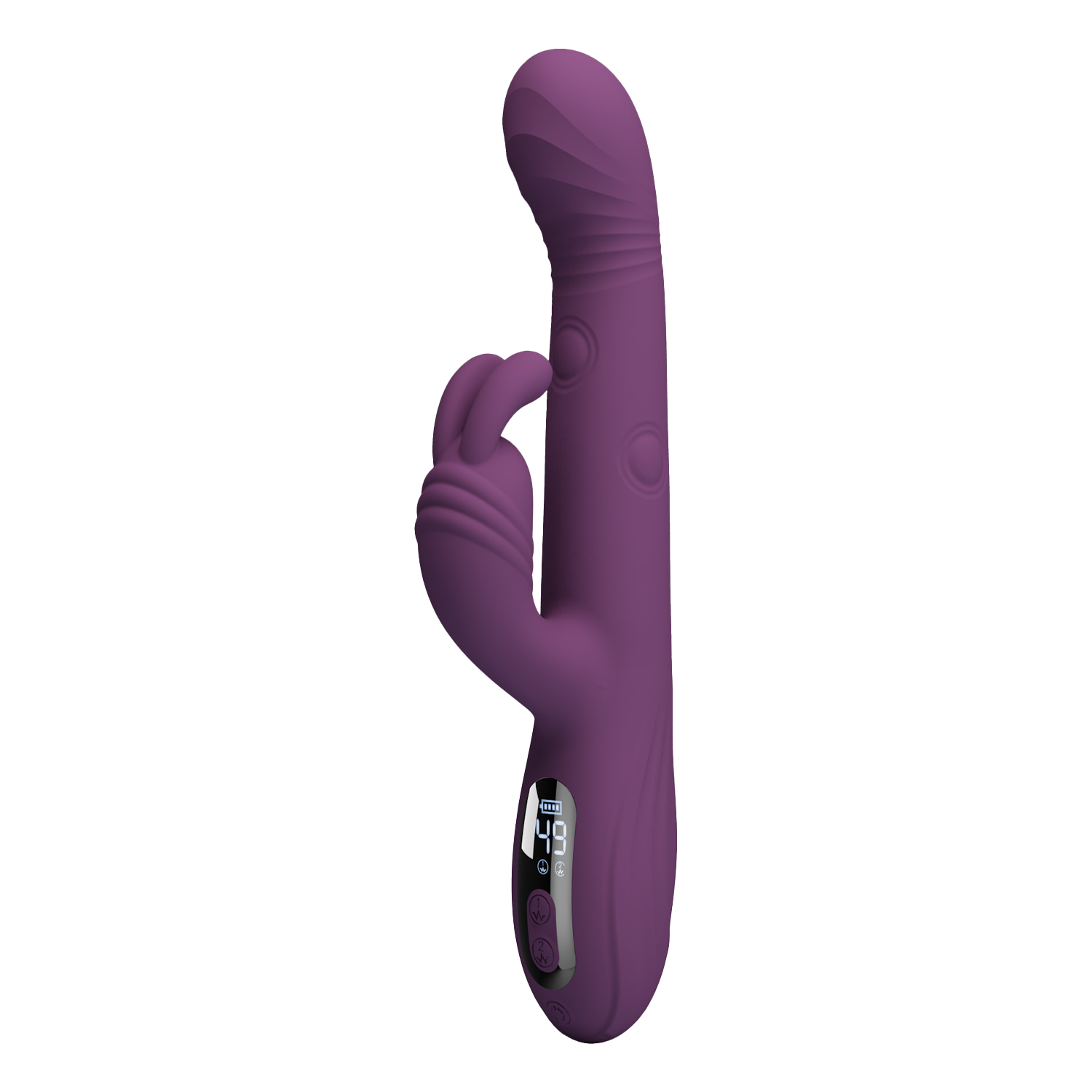 Pretty Love - Dee - Rabbit Vibrator met LED Display - Paars-Erotiekvoordeel.nl