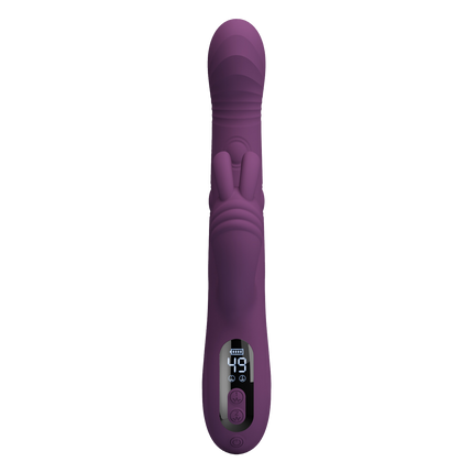 Pretty Love - Dee - Rabbit Vibrator met LED Display - Paars-Erotiekvoordeel.nl