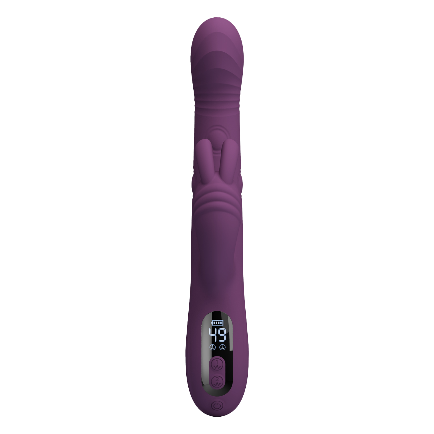 Pretty Love - Dee - Rabbit Vibrator met LED Display - Paars-Erotiekvoordeel.nl