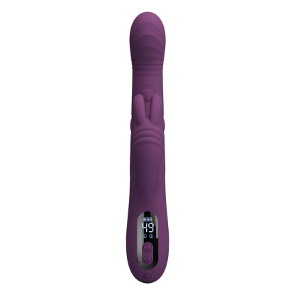 Pretty Love - Dee - Rabbit Vibrator met LED Display - Paars-Erotiekvoordeel.nl