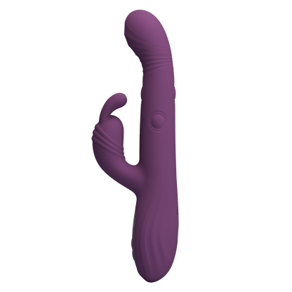 Pretty Love - Dee - Rabbit Vibrator met LED Display - Paars-Erotiekvoordeel.nl