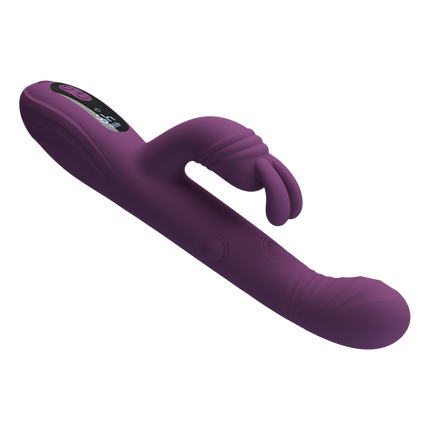 Pretty Love - Dee - Rabbit Vibrator met LED Display - Paars-Erotiekvoordeel.nl