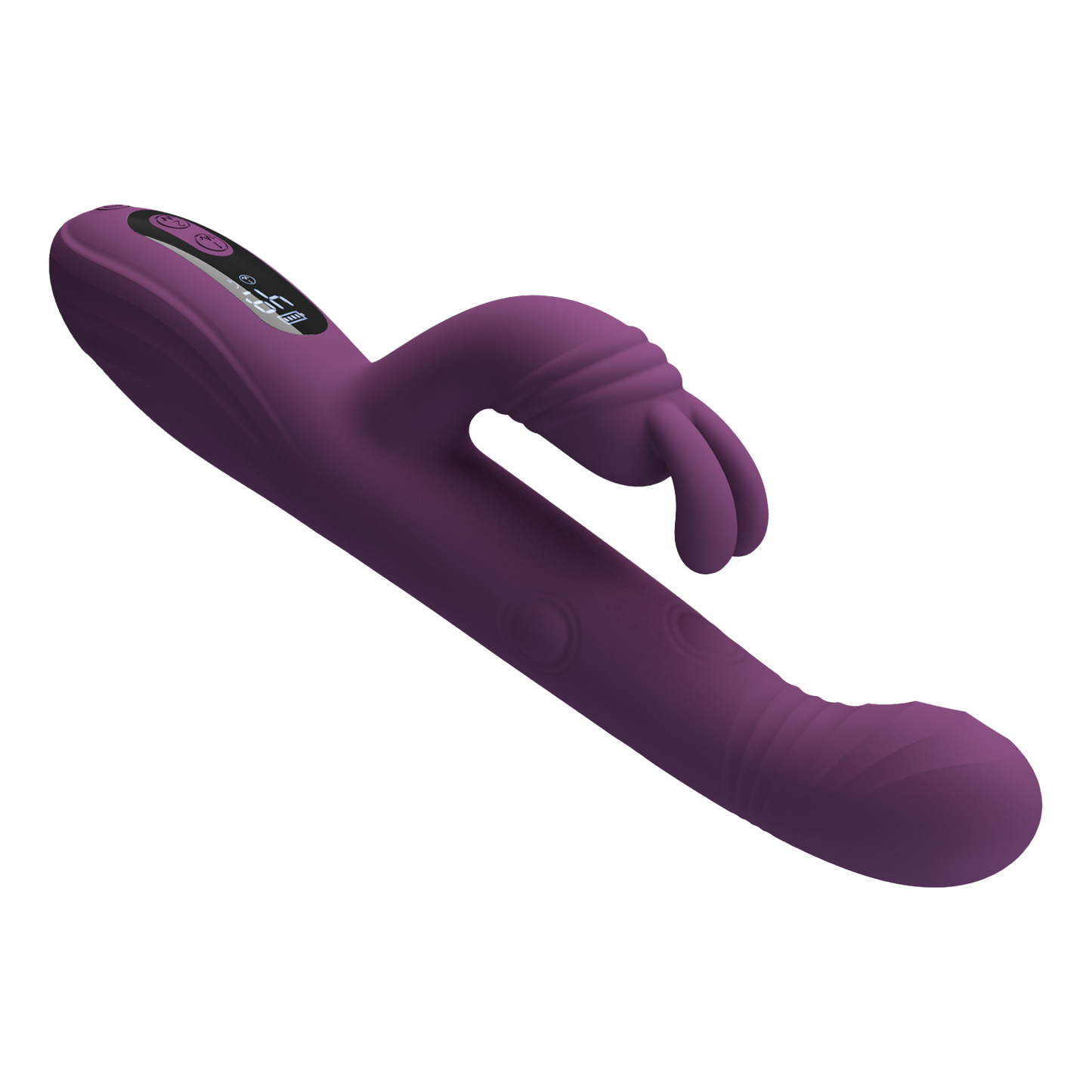 Pretty Love - Dee - Rabbit Vibrator met LED Display - Paars-Erotiekvoordeel.nl