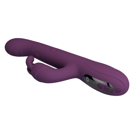 Pretty Love - Dee - Rabbit Vibrator met LED Display - Paars-Erotiekvoordeel.nl