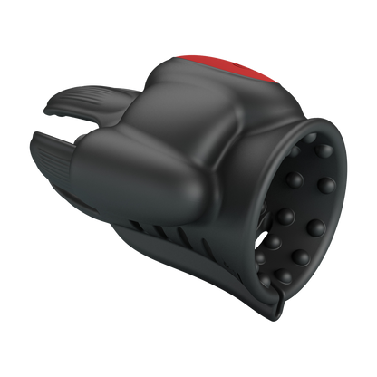 Pretty Love - Wyat - Penis Vibrator - Zwart/Rood-Erotiekvoordeel.nl