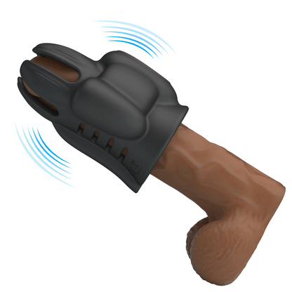 Pretty Love - Wyat - Penis Vibrator - Zwart/Rood-Erotiekvoordeel.nl