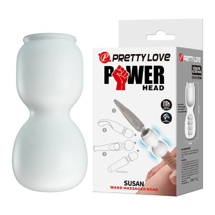 POWER - Susan - Wand Vibrator Opzetstuk - Wit-Erotiekvoordeel.nl