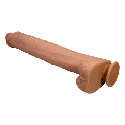 Pretty Love - Pat - Super Grote Dildo - 40 cm - Lichte Huidskleur-Erotiekvoordeel.nl