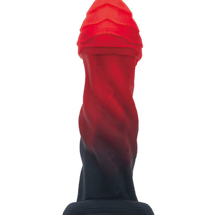 Power Monsters - Infernal Goliath - Monster Dildo - 25 cm - Zwart/Rood-Erotiekvoordeel.nl