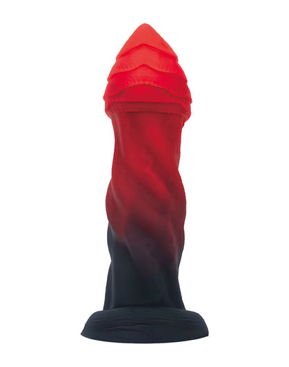 Power Monsters - Infernal Goliath - Monster Dildo - 25 cm - Zwart/Rood-Erotiekvoordeel.nl