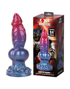 Power Monsters - Eldritch Sentinel - Monster Dildo - 24 cm - Rood/Blauw/Paars-Erotiekvoordeel.nl