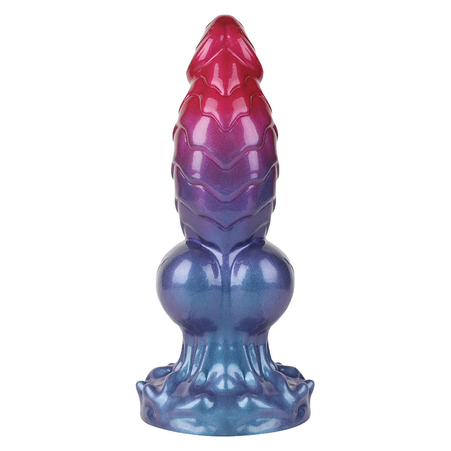 Power Monsters - Eldritch Sentinel - Monster Dildo - 24 cm - Rood/Blauw/Paars-Erotiekvoordeel.nl