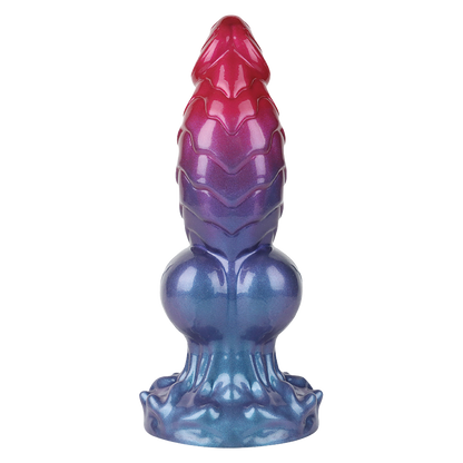 Power Monsters - Eldritch Sentinel - Monster Dildo - 24 cm - Rood/Blauw/Paars-Erotiekvoordeel.nl