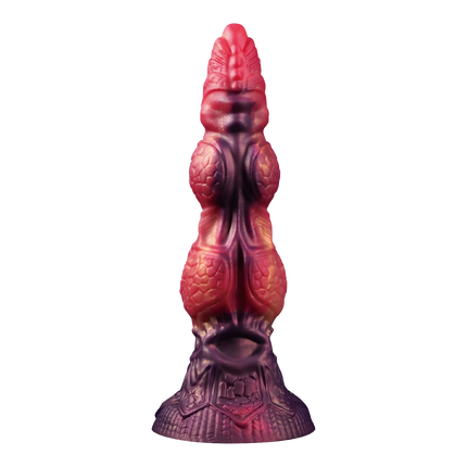 Power Monsters - Savage BeastLord - Monster Dildo - 24 cm - Oranje/Rood/Goud-Erotiekvoordeel.nl