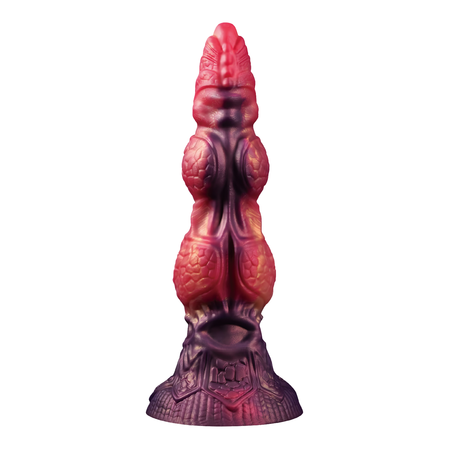 Power Monsters - Savage BeastLord - Monster Dildo - 24 cm - Oranje/Rood/Goud-Erotiekvoordeel.nl
