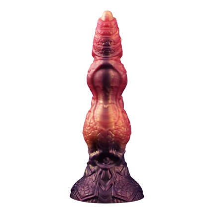 Power Monsters - Savage BeastLord - Monster Dildo - 24 cm - Oranje/Rood/Goud-Erotiekvoordeel.nl