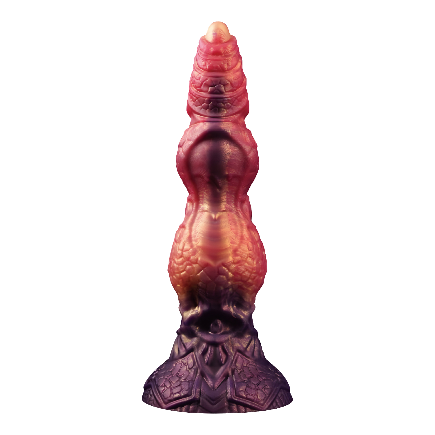 Power Monsters - Savage BeastLord - Monster Dildo - 24 cm - Oranje/Rood/Goud-Erotiekvoordeel.nl
