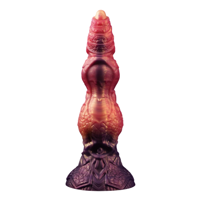 Power Monsters - Savage BeastLord - Monster Dildo - 24 cm - Oranje/Rood/Goud-Erotiekvoordeel.nl