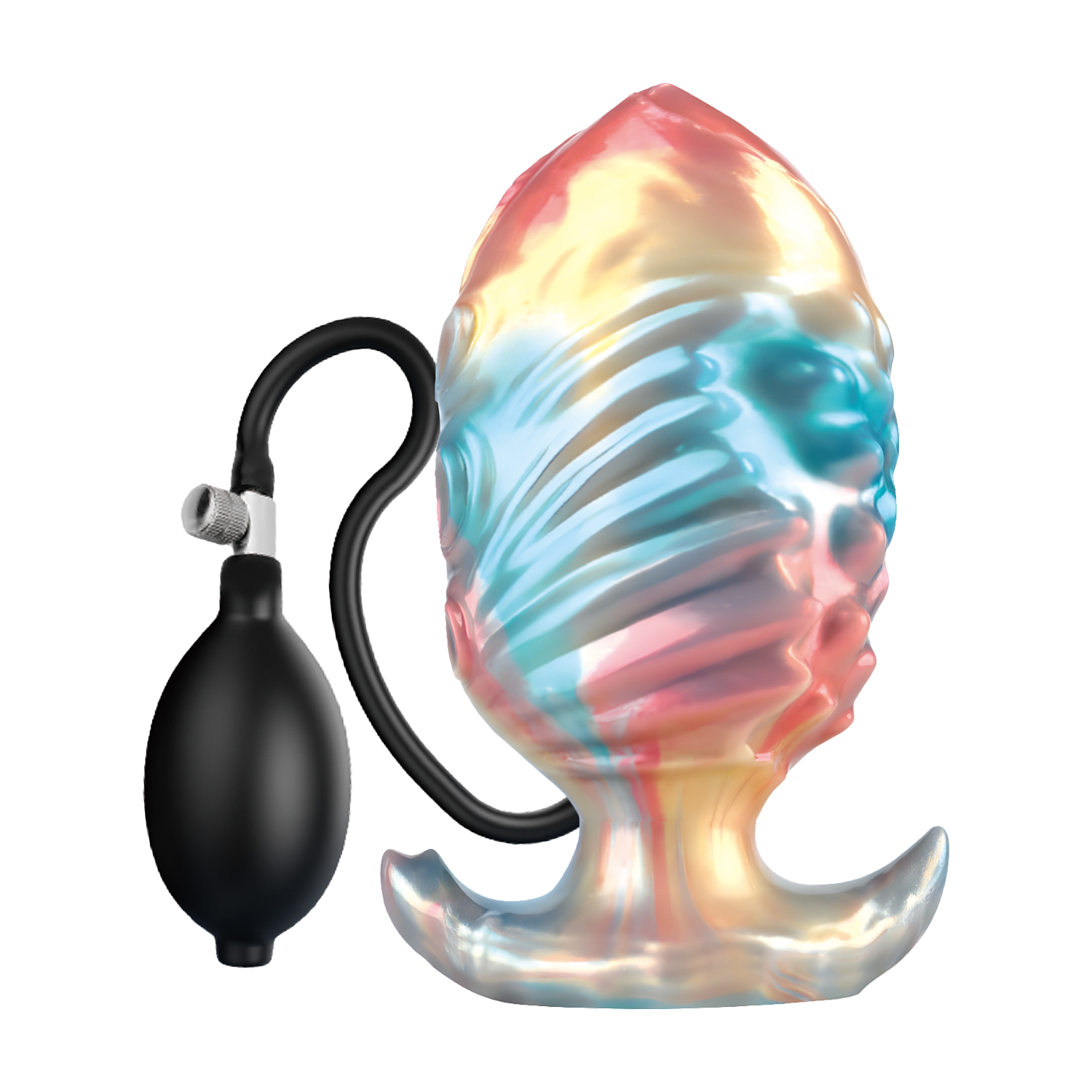 Power Monsters - Ebon Leviathan - Opblaasbare Buttplug - 18 cm - Multicolour-Erotiekvoordeel.nl