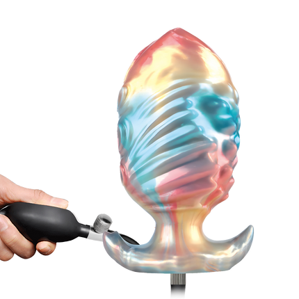 Power Monsters - Ebon Leviathan - Opblaasbare Buttplug - 18 cm - Multicolour-Erotiekvoordeel.nl