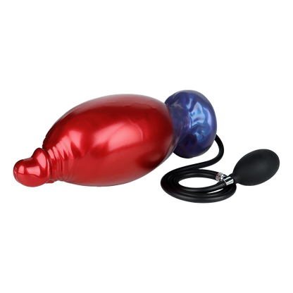 Power Monsters - Shadow Behemoth - Opblaasbare Monster Dildo - 22 cm - Rood/Blauw-Erotiekvoordeel.nl