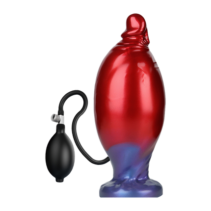 Power Monsters - Shadow Behemoth - Opblaasbare Monster Dildo - 22 cm - Rood/Blauw-Erotiekvoordeel.nl
