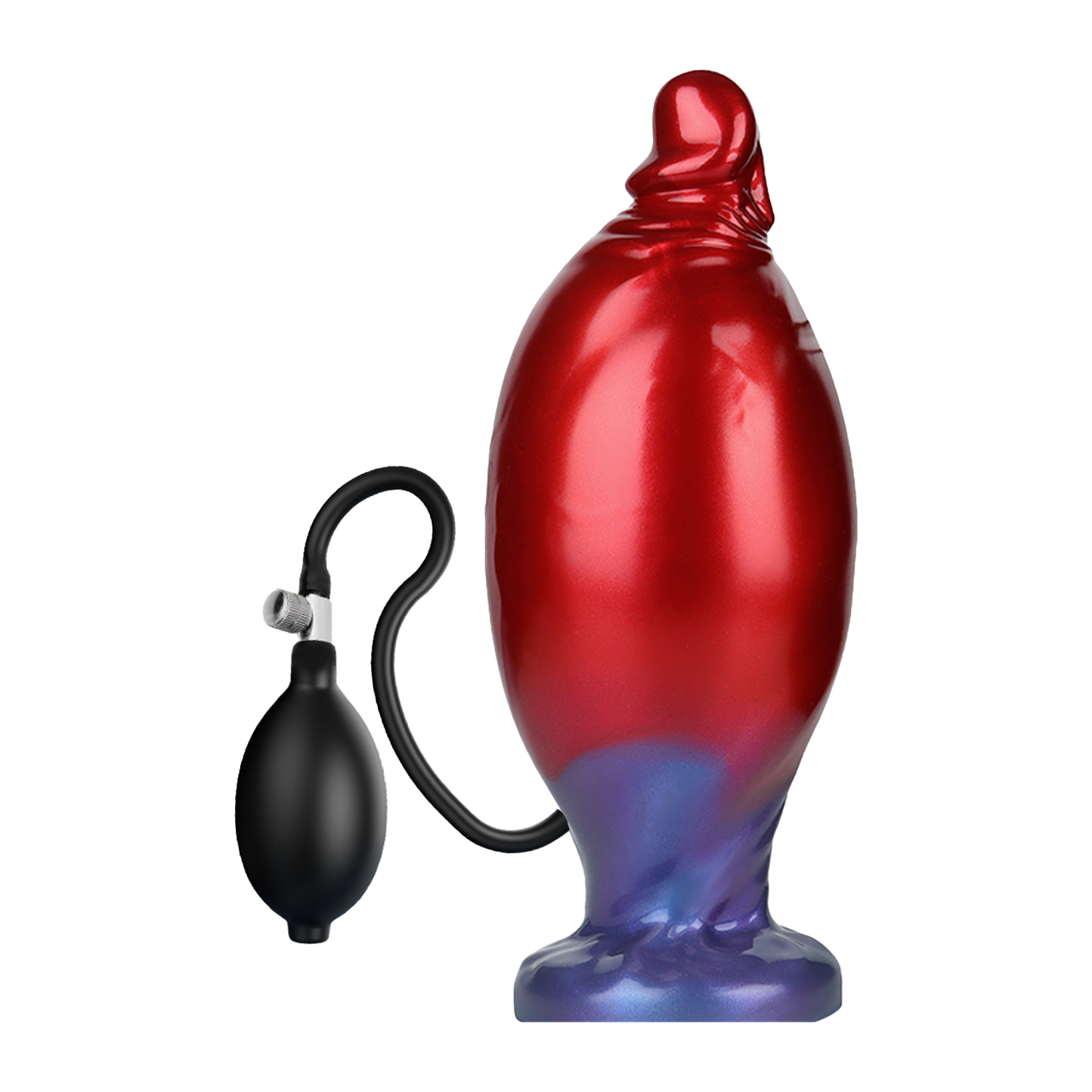 Power Monsters - Shadow Behemoth - Opblaasbare Monster Dildo - 22 cm - Rood/Blauw-Erotiekvoordeel.nl