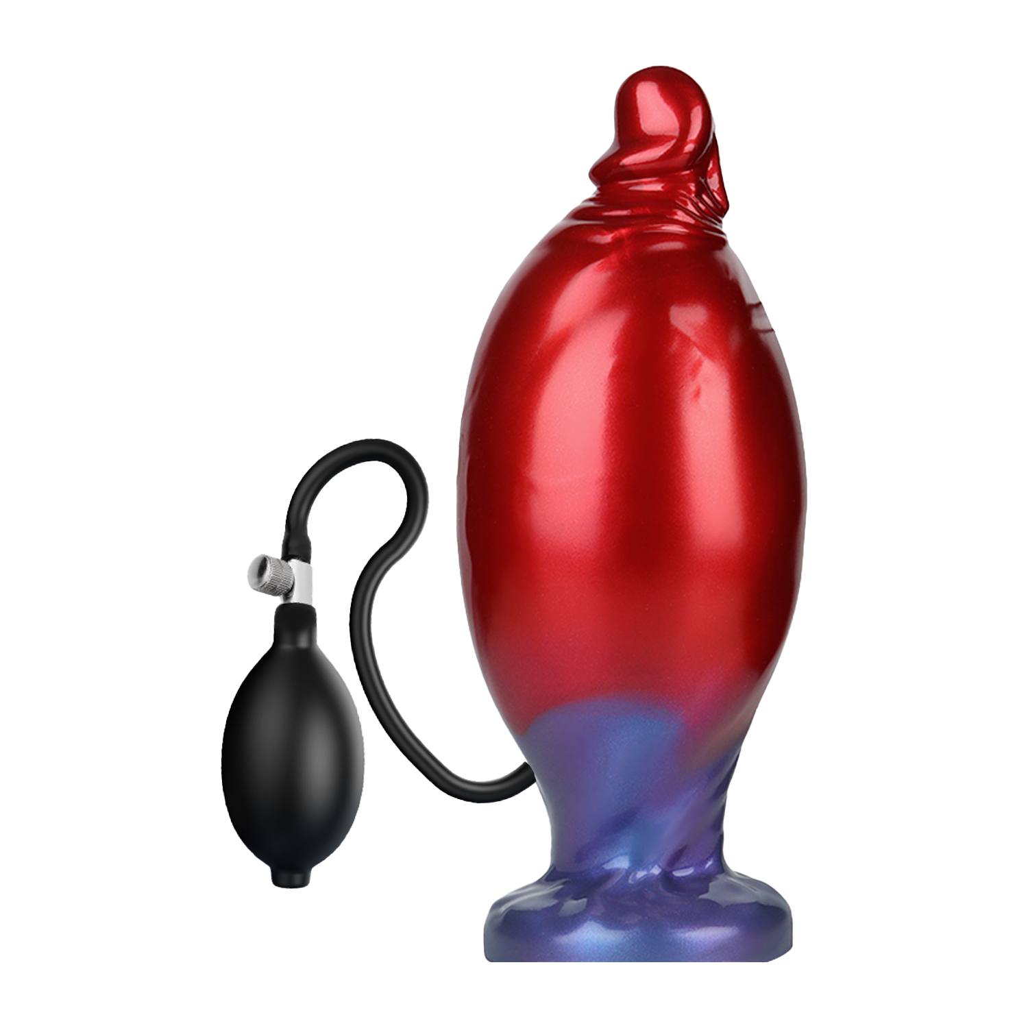 Power Monsters - Shadow Behemoth - Opblaasbare Monster Dildo - 22 cm - Rood/Blauw-Erotiekvoordeel.nl