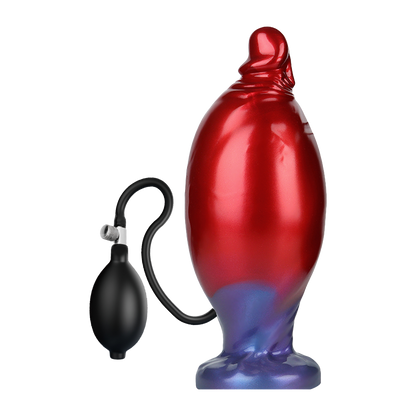 Power Monsters - Shadow Behemoth - Opblaasbare Monster Dildo - 22 cm - Rood/Blauw-Erotiekvoordeel.nl