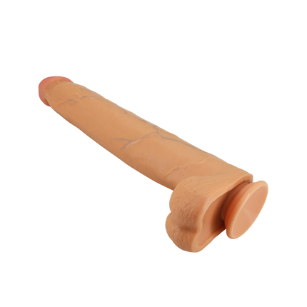 Pretty Love - Ansel - Super Grote Dildo - TPE - 36 cm - Lichte Huidskleur-Erotiekvoordeel.nl