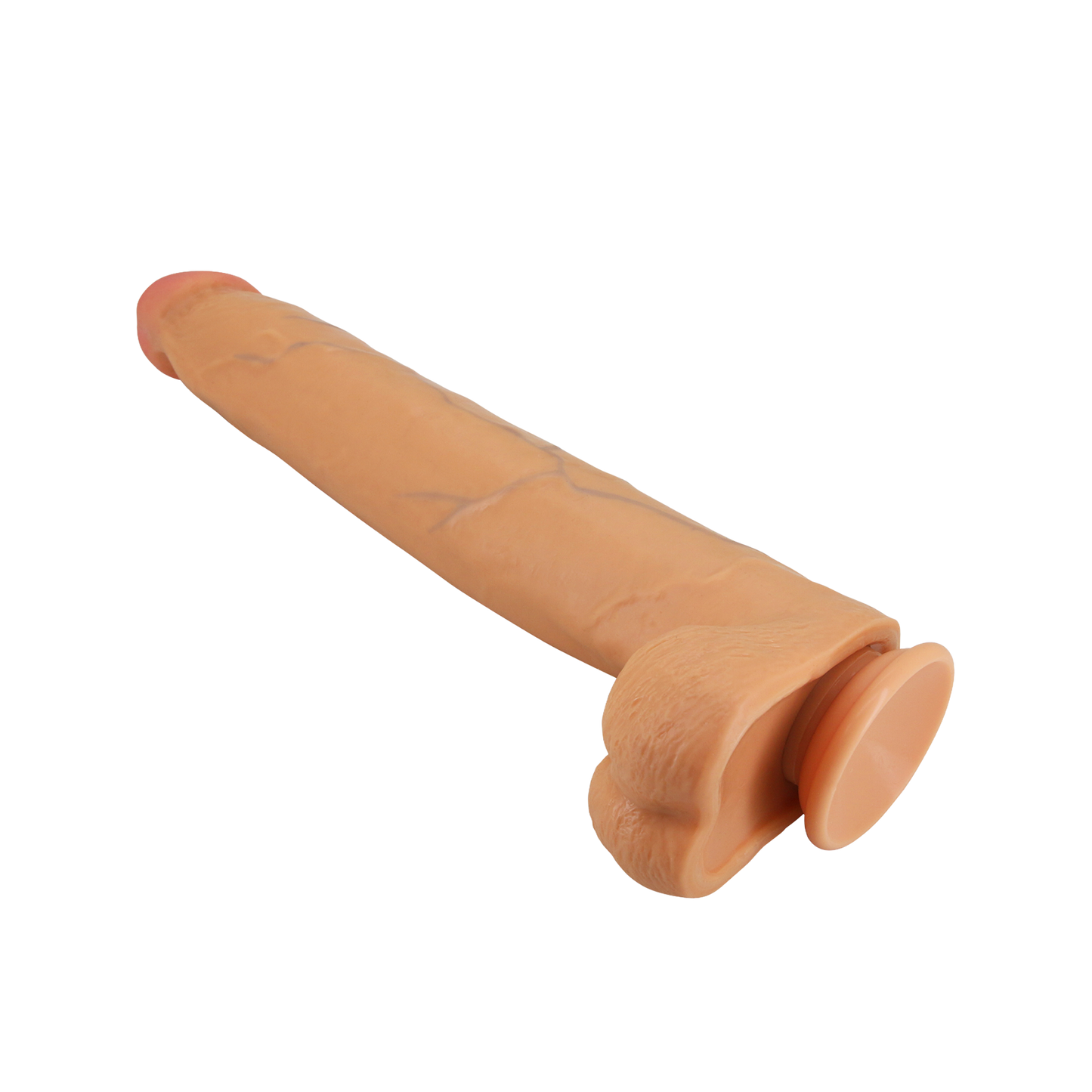 Pretty Love - Ansel - Super Grote Dildo - TPE - 36 cm - Lichte Huidskleur-Erotiekvoordeel.nl