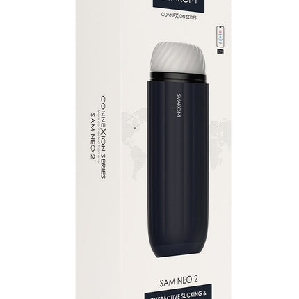 Svakom - Sam Neo 2 Connexion - Masturbateur interactif - Simulateur de fellation avec contrôle par application