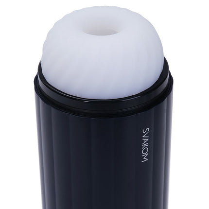 SVAKOM - Sam Neo Pro Connexion Series - Interactive Masturbator - With Heating Function - Blue