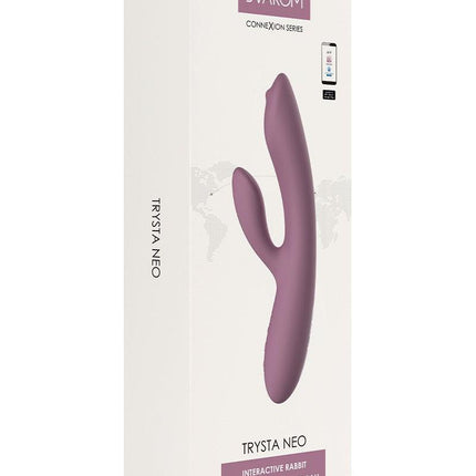 SVAKOM - Trysta Neo - Interactieve Rabbit Vibrator met G-Spot Balletje - Pink-Erotiekvoordeel.nl