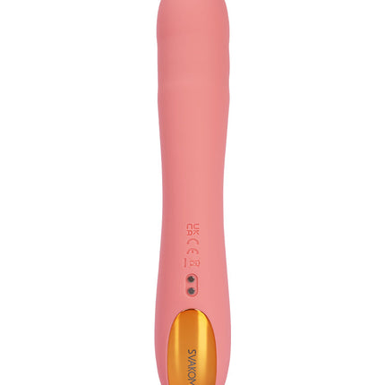 Svakom - Ava Neo - Stotende Vibrator - Thrusting Vibrator - Met App Control - Perzik Roze-Erotiekvoordeel.nl