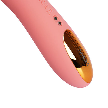 Svakom - Ava Neo - Stotende Vibrator - Thrusting Vibrator - Met App Control - Perzik Roze-Erotiekvoordeel.nl