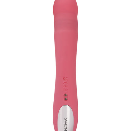 Svakom - Avery - Stotende Rabbit Vibrator - Strawberry Pink-Erotiekvoordeel.nl