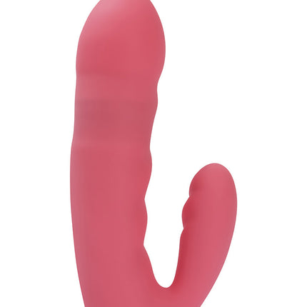 Svakom - Avery - Stotende Rabbit Vibrator - Strawberry Pink-Erotiekvoordeel.nl