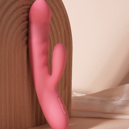Svakom - Avery - Stotende Rabbit Vibrator - Strawberry Pink-Erotiekvoordeel.nl