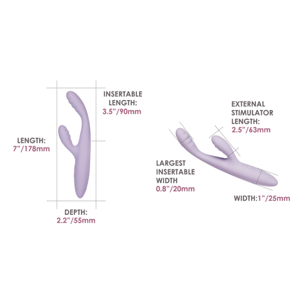 Svakom - Cici 2+ Verwarmende G-Spot Vibrator Met Flexibele Kop - Met App Control - Lila (kopie)-Erotiekvoordeel.nl