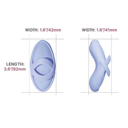 SVAKOM - Echo 2 - Flexibele Vinger Vibrator - App Control - Sky Blue-Erotiekvoordeel.nl