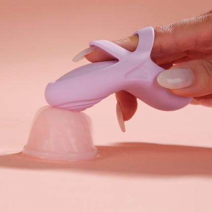 SVAKOM - Echo 2 - Flexibele Vinger Vibrator - App Control - Pink Lilac-Erotiekvoordeel.nl