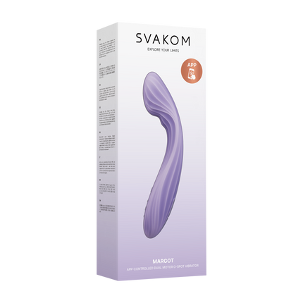 Svakom - Margot – G-spot Vibrator - Dubbele Motor - App Control – Lila-Erotiekvoordeel.nl