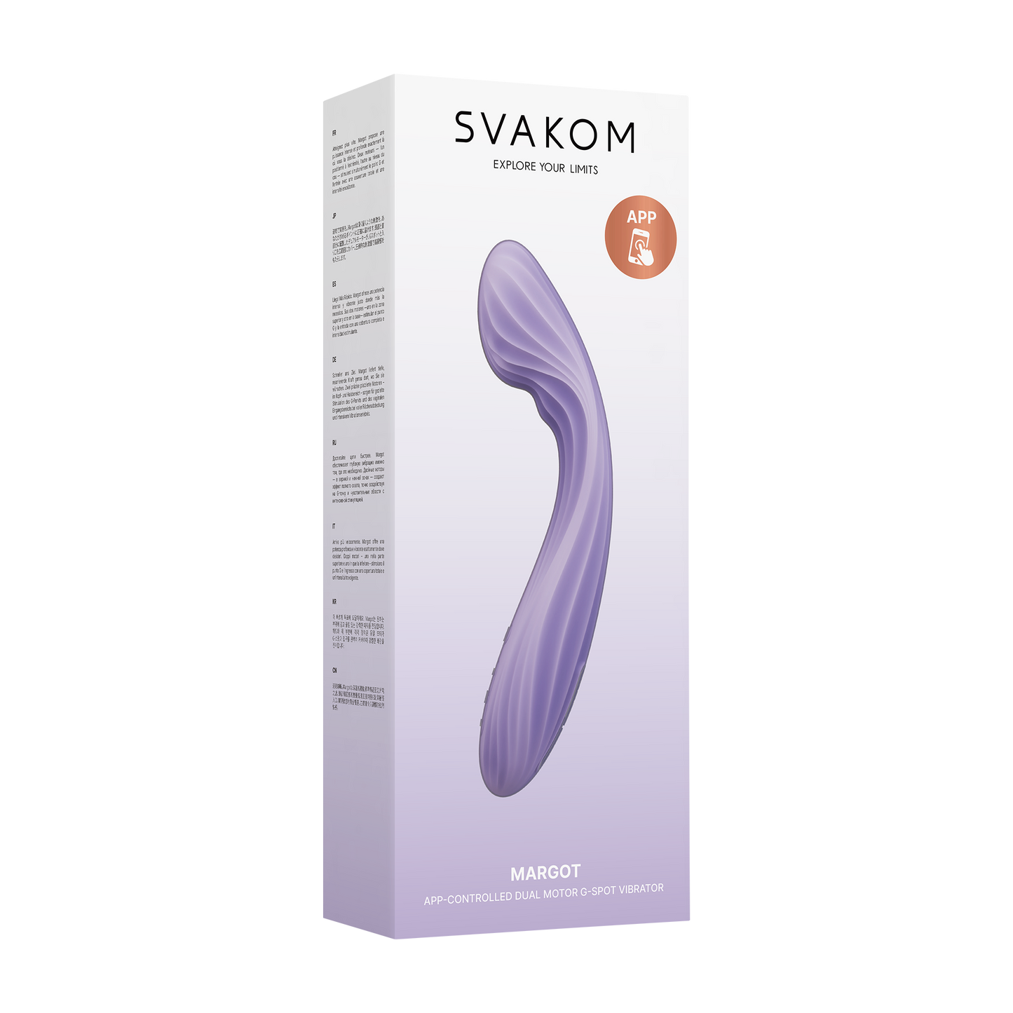 Svakom - Margot – G-spot Vibrator - Dubbele Motor - App Control – Lila-Erotiekvoordeel.nl