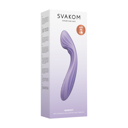Svakom - Margot – G-spot Vibrator - Dubbele Motor - App Control – Lila-Erotiekvoordeel.nl