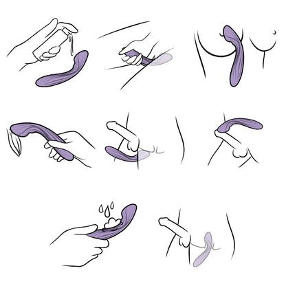Svakom - Margot – G-spot Vibrator - Dubbele Motor - App Control – Lila-Erotiekvoordeel.nl