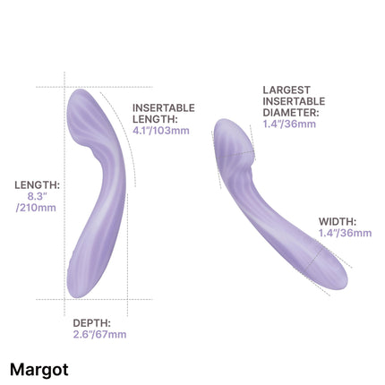 Svakom - Margot – G-spot Vibrator - Dubbele Motor - App Control – Lila-Erotiekvoordeel.nl